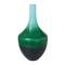 The Novogratz Green Glass Modern Vase, 22&#x22; x 12&#x22; x 12&#x22;